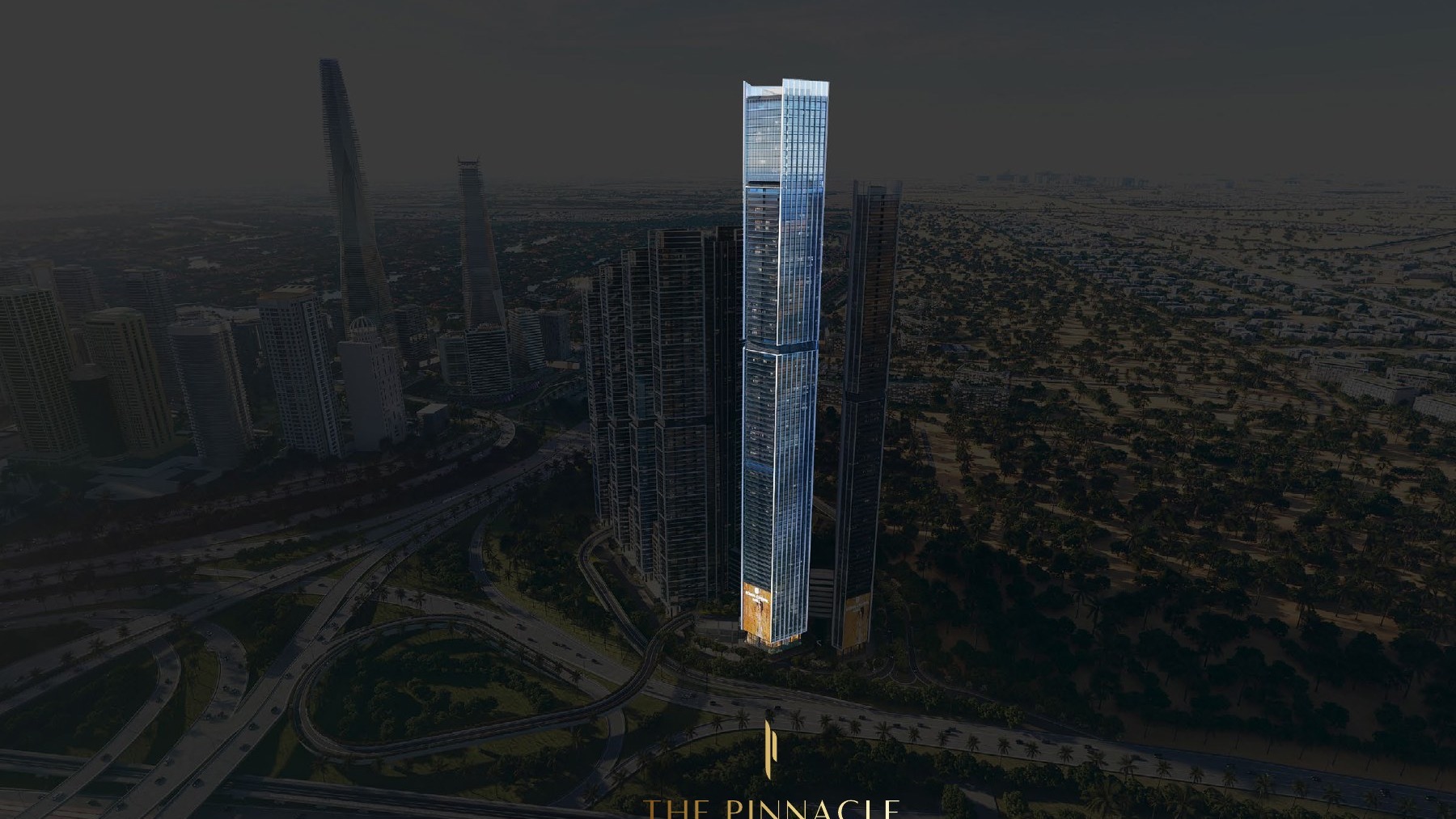 The Pinnacle at Sobha Central an der Sheikh Zayed Road